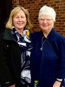 Dr. McDonald and Sister Beverly pose together.