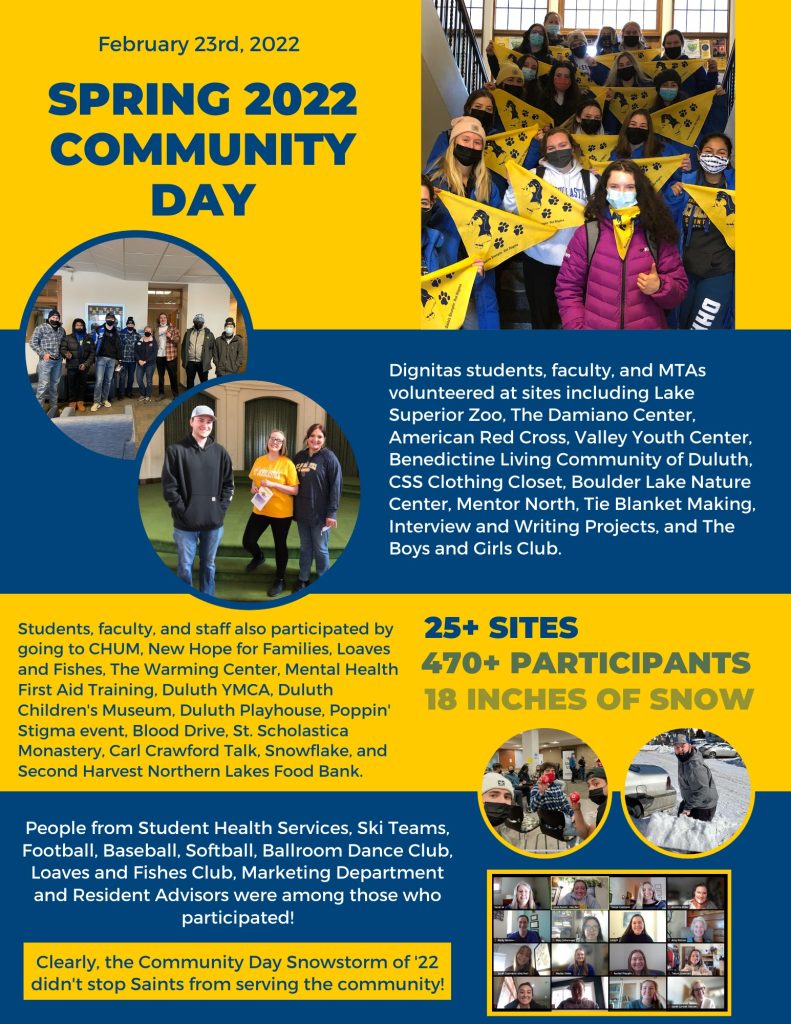 Community Day Spring 2022 recap at St. Scholastica