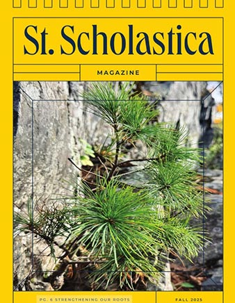 Cover of the Fall 2025 Issue of the St. Scholastica magazine.