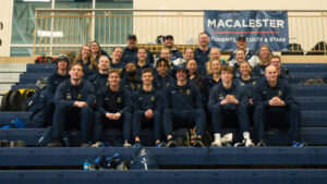 Members of the St. Scholastica Men's and Women's Indoor Track & Fields teams.