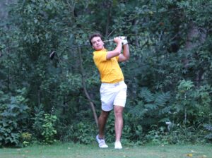 Freshman Connor O'Hara pictured for Saints Golf