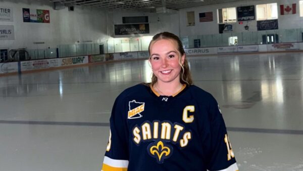 Photo of St. Scholastica women's hockey captain Paige Blattner.