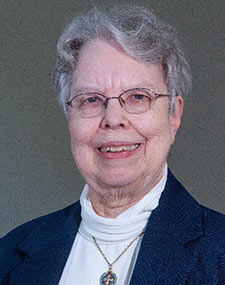 Portrait of Prioress Jeanne Ann Weber.