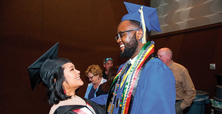 SpringCommencement2019 Z and M_Lighter2 30335