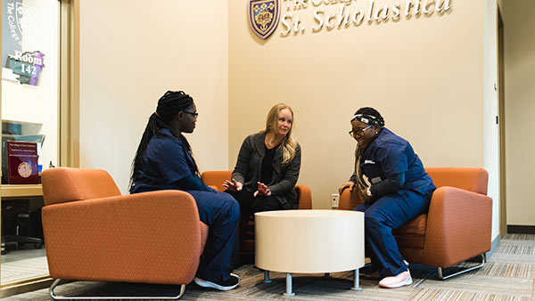 Photo of a St. Cloud campus study nook