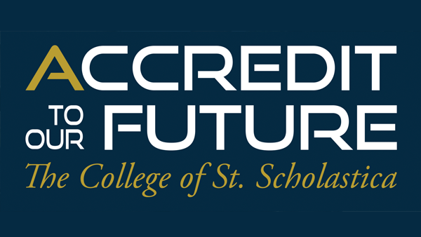 Accredit to our Future Logo - The College of St. Scholastica
