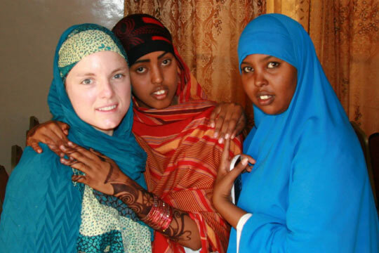 Bria Schurke working in the medical community in Somalia