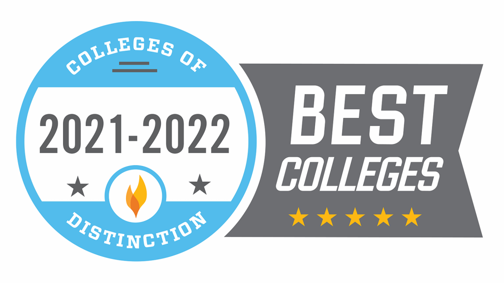 Colleges of Distinction - Best Colleges badge.