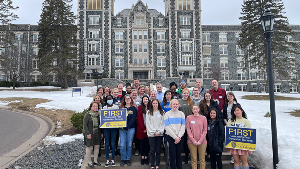 St. Scholastica inducts 74 first-generation students into honor society -  The College of St. Scholastica