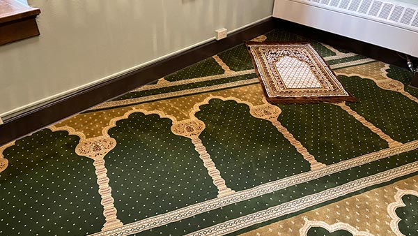 Muslim Prayer Room at St. Scholastica.