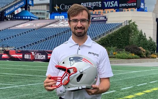 Eric Pillsbury at the New England Patriots’ Gillette Stadium