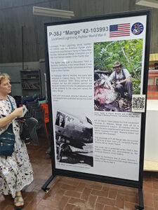 Photo of an exhibit in the Bong Center