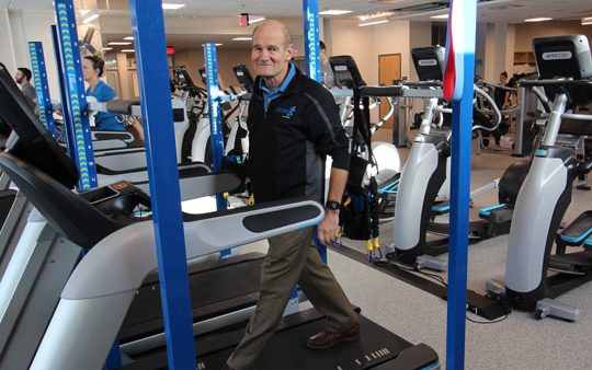 Alumni on Treadmill