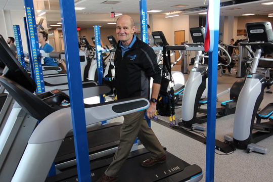 Alumni on Treadmill