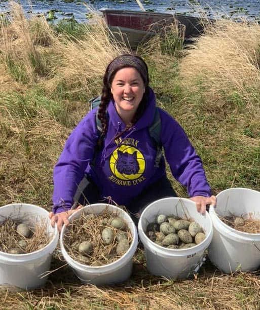 Clark embracing the subsistence lifestyle in Manokotak, Alaska.