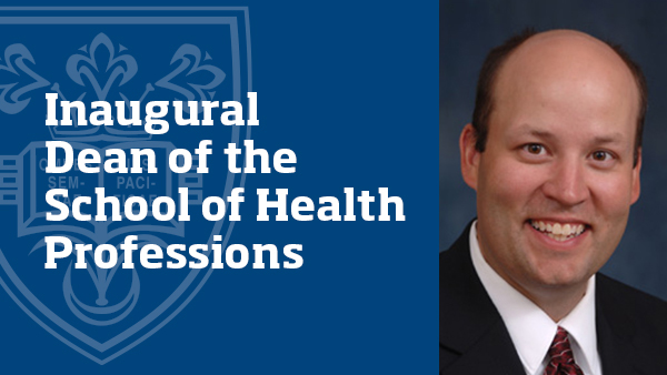 Inaugural Dean of the School of Health Professions, Michael Wendinger