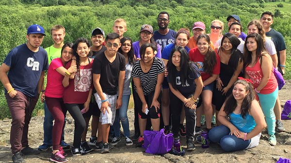 Youth Theology Institute students group photo.