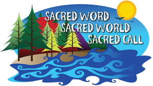 Youth Theology Institute Logo - Sacred Word, Sacred World, Sacred Call.
